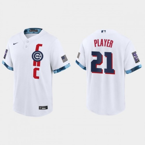 Chicago Cubs Custom 2021 Mlb All Star Game Fan...