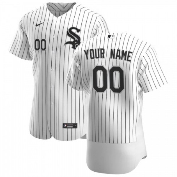 Chicago White Sox Custom Men's Nike White Hom...