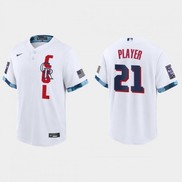 Colorado Rockies Custom 2021 Mlb All Star Game Fan...