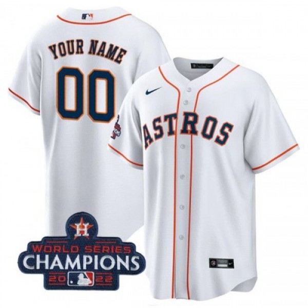 Houston Astros Active Player Custom White 2022 Wor...
