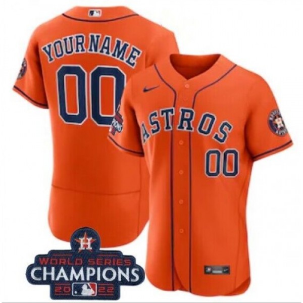 Houston Astros Active Player Custom Orange 2022 Wo...
