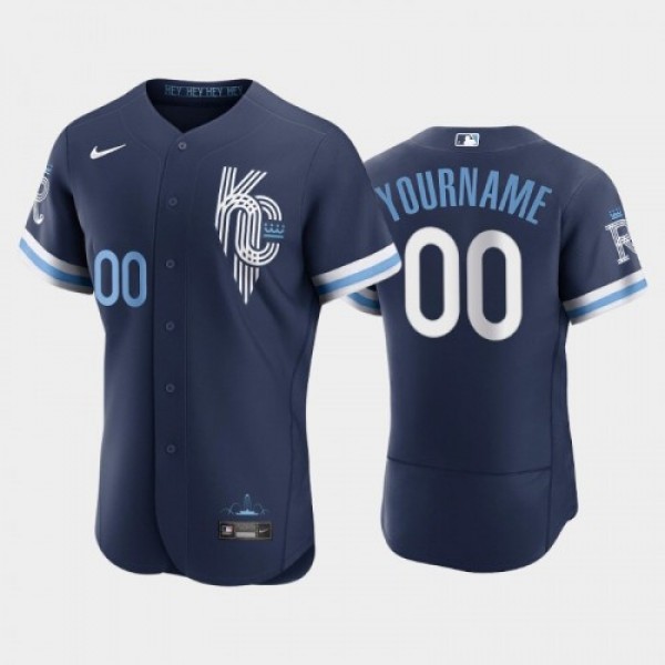 Kansas City Royals Custom Men's Nike Authenti...