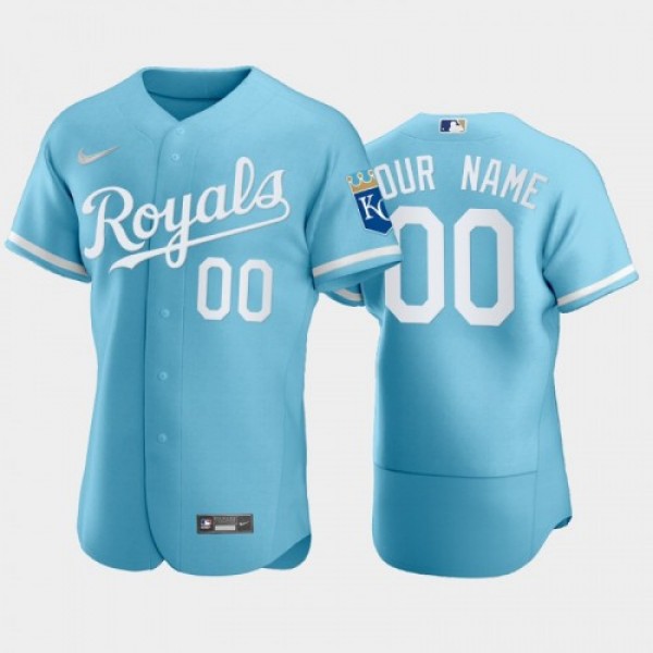 Kansas City Royals Custom Men's Nike Powder B...