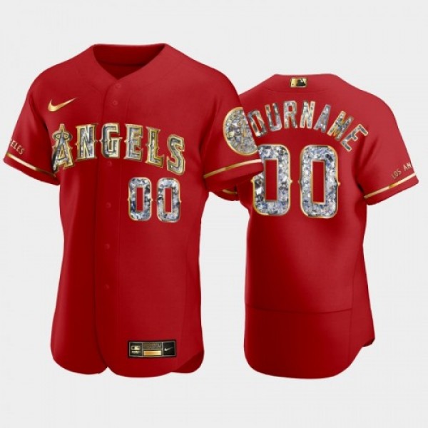 Los Angeles Angels Custom Men's Nike Diamond ...