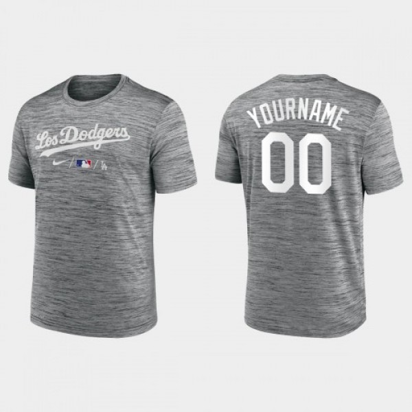 Los Angeles Dodgers Custom Men's Anthracite 2...