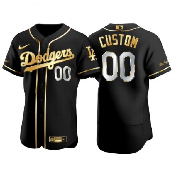 Los Angeles Dodgers Custom Men's Nike Authent...