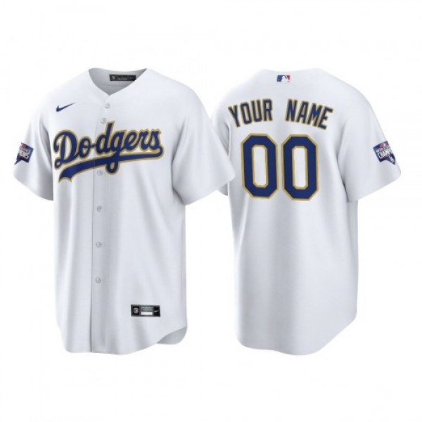 Los Angeles Dodgers Custom Men's Nike 2021 Go...