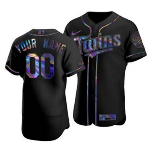 Minnesota Twins Custom Men's Nike Iridescent ...