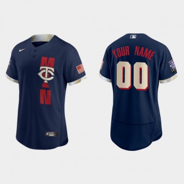 Minnesota Twins Custom 2021 Mlb All Star Game Auth...