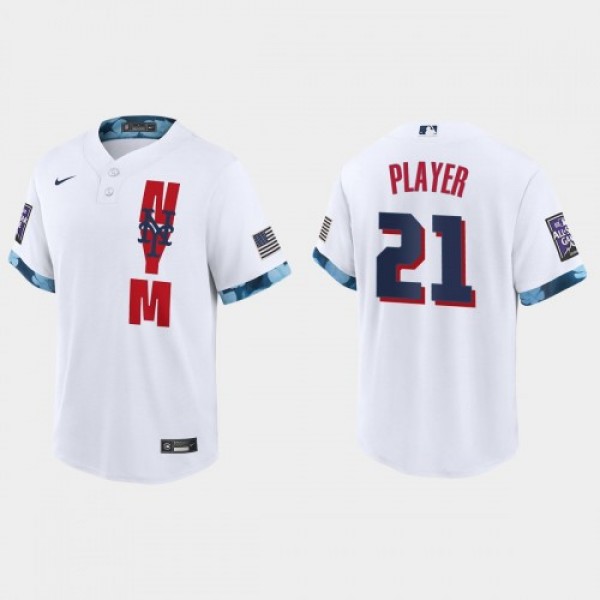 New York Mets Custom 2021 Mlb All Star Game Fan�...