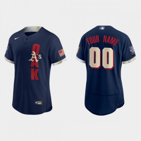 Oakland Athletics Custom 2021 Mlb All Star Game Au...