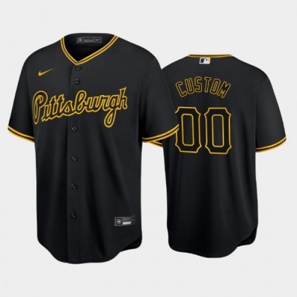 Pittsburgh Pirates Custom Game Men's Nike Alt...