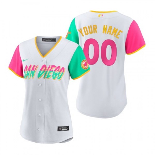 San Diego Padres Custom 2022 City Connect Women�...
