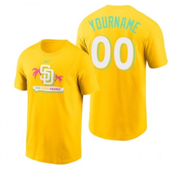 San Diego Padres Custom 2022 City Connect Men'...