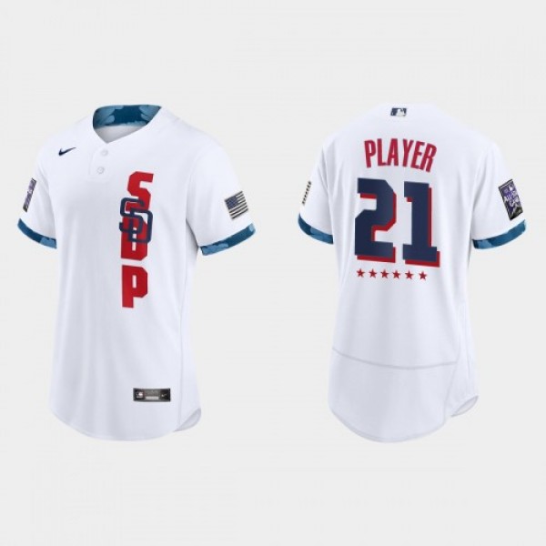 San Diego Padres Custom 2021 Mlb All Star Game Aut...