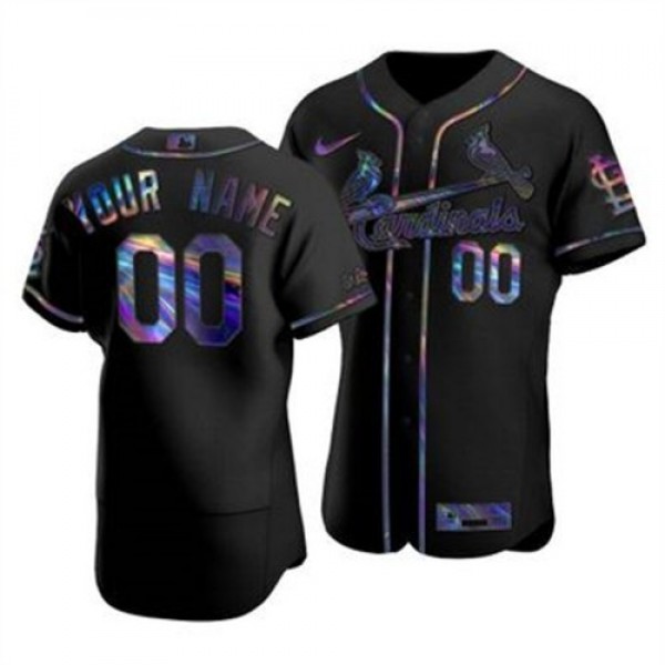 St. Louis Cardinals Custom Men's Nike Iridesc...