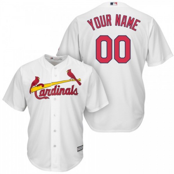 St. Louis Cardinals Majestic Cool Base Custom Jers...