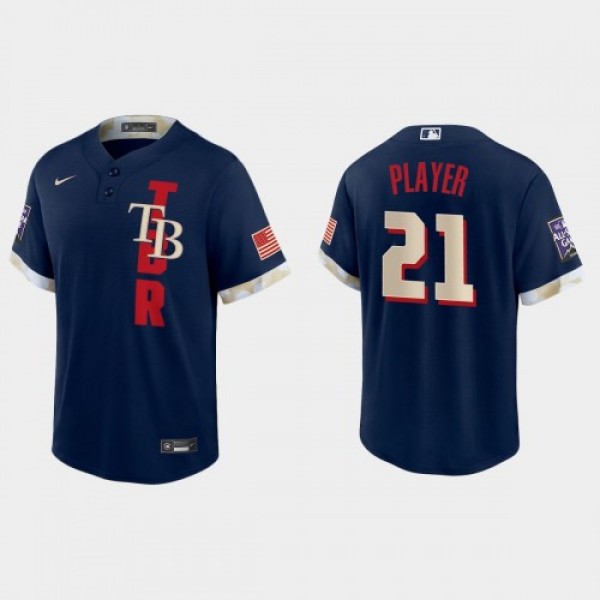 Tampa Bay Rays Custom 2021 Mlb All Star Game Fan&#...