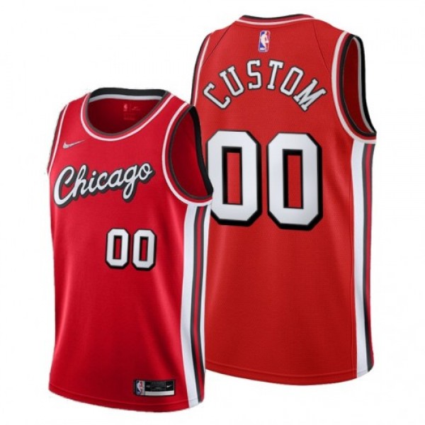Chicago Bulls Custom Men's 2021-22 City Editi...