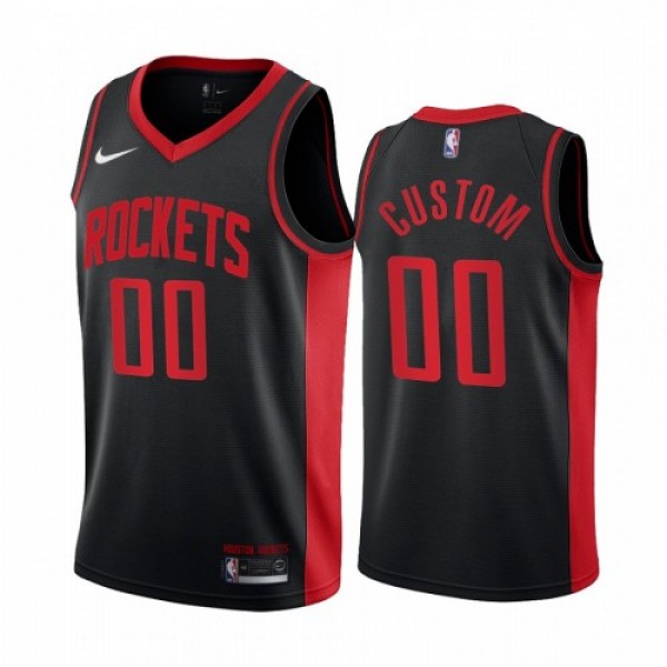 Houston Rockets Personalized Black NBA Swingman 20...