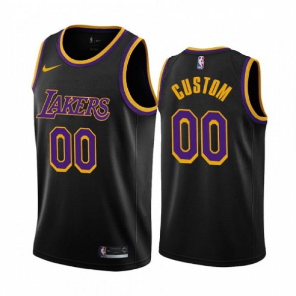 Los Angeles Lakers Personalized Black NBA Swingman...