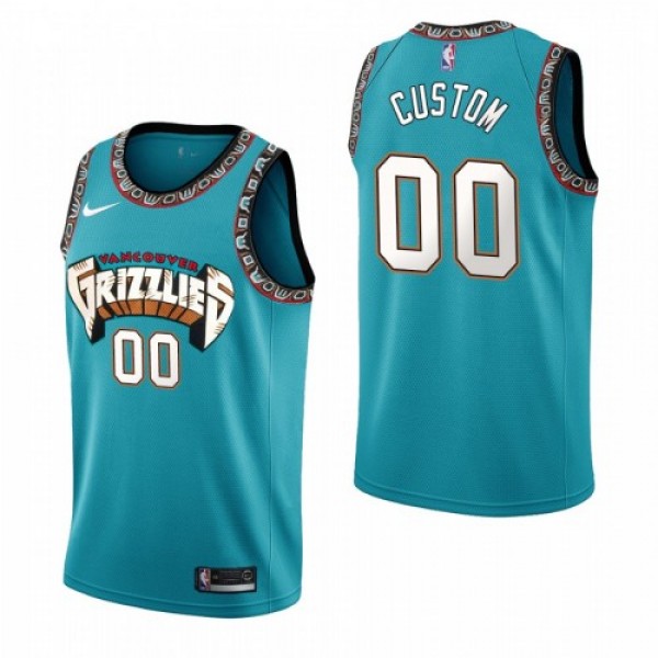 Memphis Grizzlies Custom 1988-89 Retro Hardwood Cl...