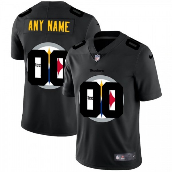 Pittsburgh Steelers Custom Men's Nike Team Lo...