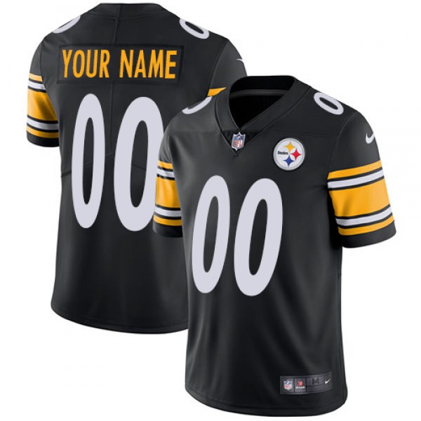 Nike Pittsburgh Steelers Customized Black Team Col...