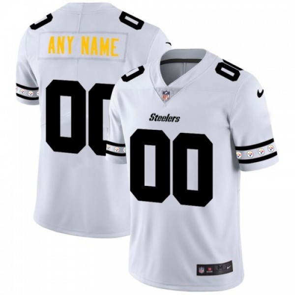 Pittsburgh Steelers Custom Nike White Team Logo Va...