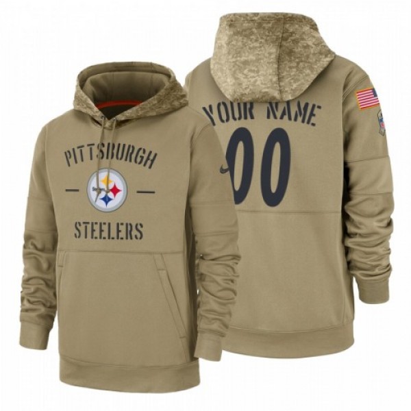 Pittsburgh Steelers Custom Nike Tan 2019 Salute To...