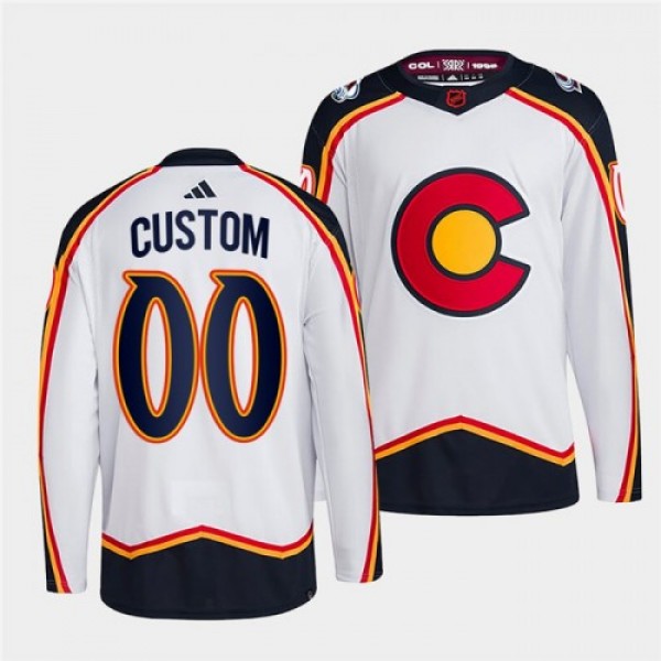 Colorado Avalanche Custom Men's adidas Revers...