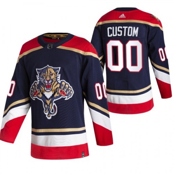 Florida Panthers Custom Black Men's Adidas 20...