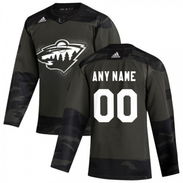 Minnesota Wild Adidas 2019 Veterans Day Authentic ...