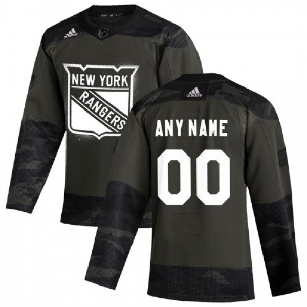 New York Rangers Adidas 2019 Veterans Day Authenti...