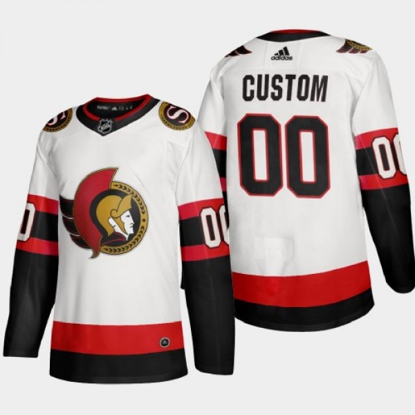 Ottawa Senators Custom Men's Adidas 2020-21 A...