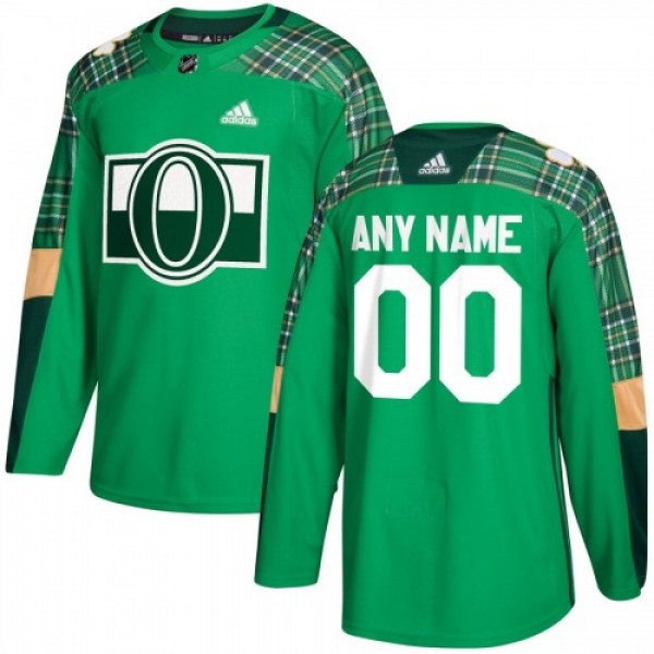 Men's Adidas Ottawa Senators Personalized Gre...