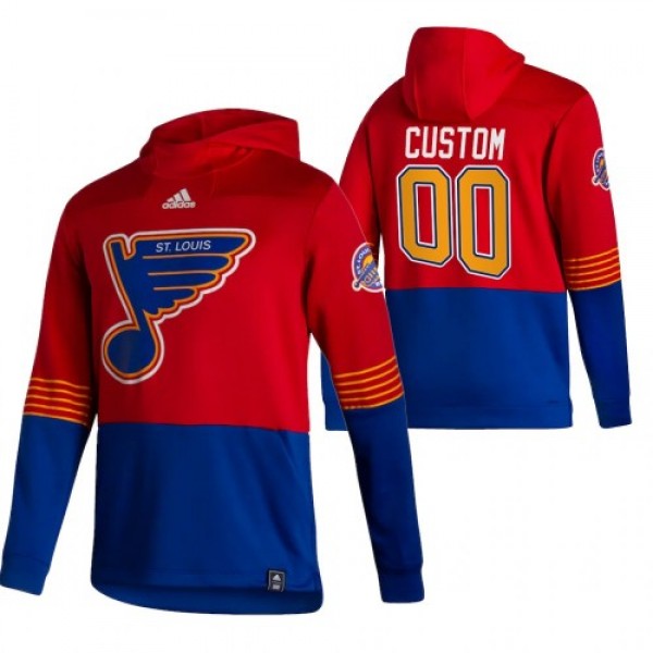 St. Louis Blues Custom Adidas Reverse Retro Pullov...