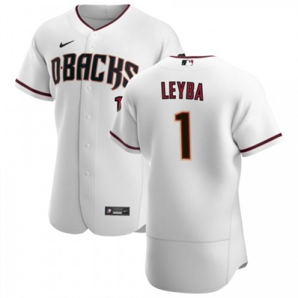 Arizona Arizona Diamondbacks #1 Domingo Leyba Men&...