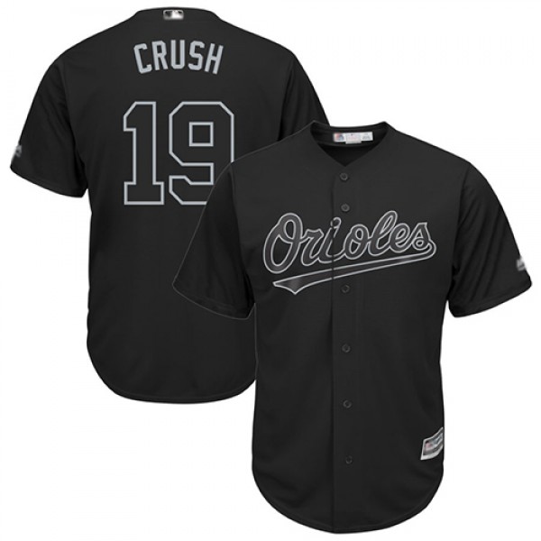 Baltimore Orioles #19 Chris Davis Black "Crus...