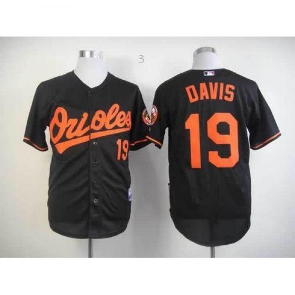 Baltimore Orioles #19 Chris Davis Black Cool Base ...