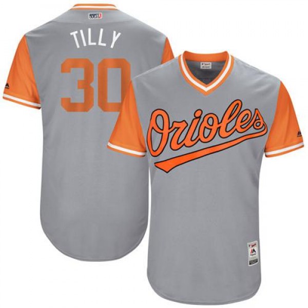 Baltimore Orioles #30 Chris Tillman Gray "Til...