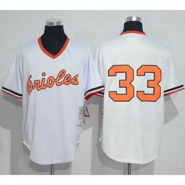 Mitchell And Ness 1985 Baltimore Orioles #33 Eddie...