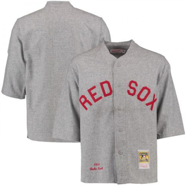 Mitchell And Ness 1914 Boston Red Sox #3 Babe Ruth...