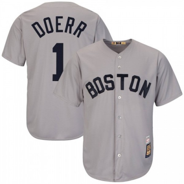 Boston Boston Red Sox #1 Bobby Doerr Majestic Coop...