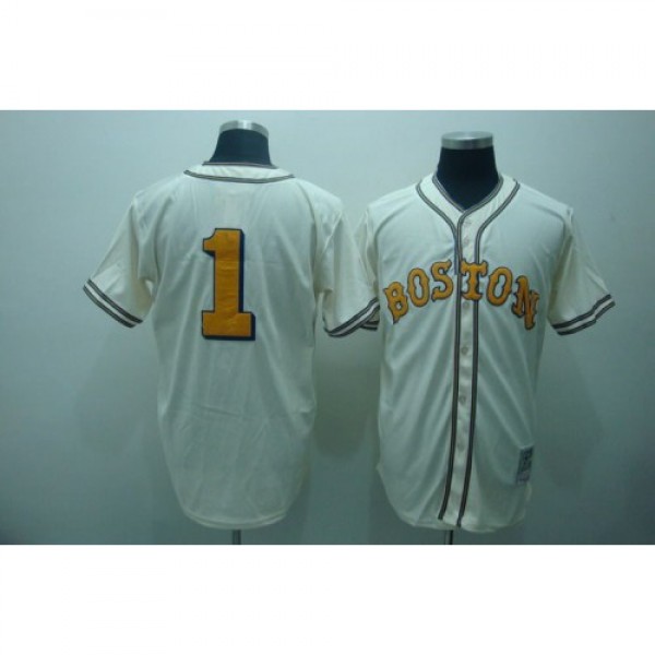 Mitchell And Ness Boston Red Sox #1 Bobby Doerr Cr...
