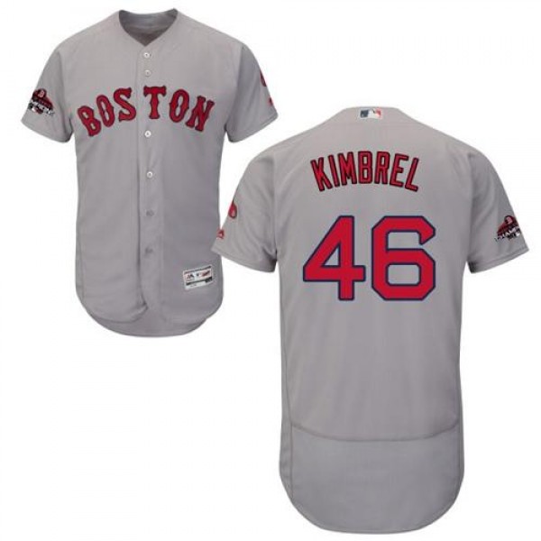 Boston Red Sox #46 Craig Kimbrel Grey Flexbase Aut...