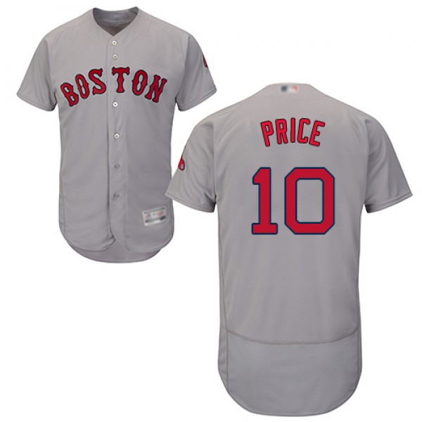 Boston Red Sox #10 David Price Grey Flexbase Authe...