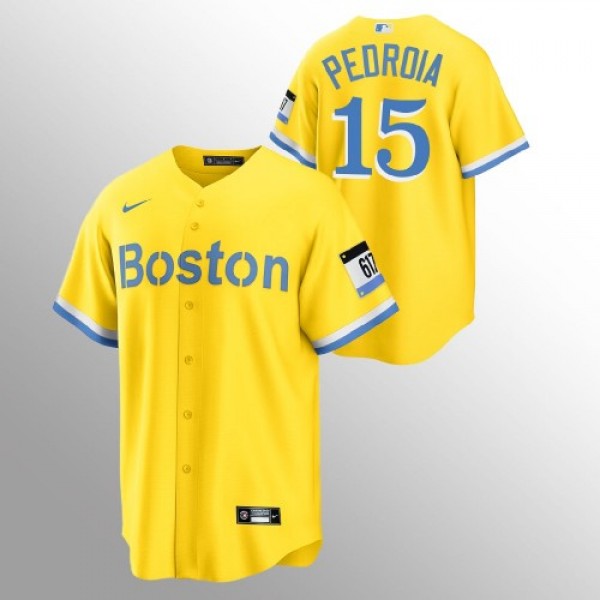 Boston Boston Red Sox #15 Dustin Pedroia Men'...