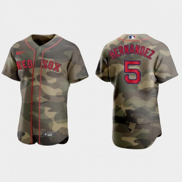 Boston Boston Red Sox #5 Enrique Hernandez Men...