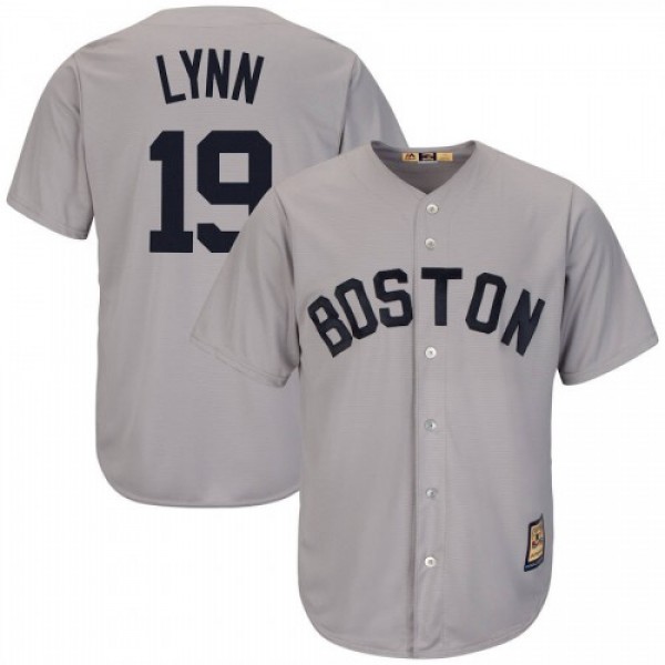 Boston Boston Red Sox #19 Fred Lynn Majestic Coope...